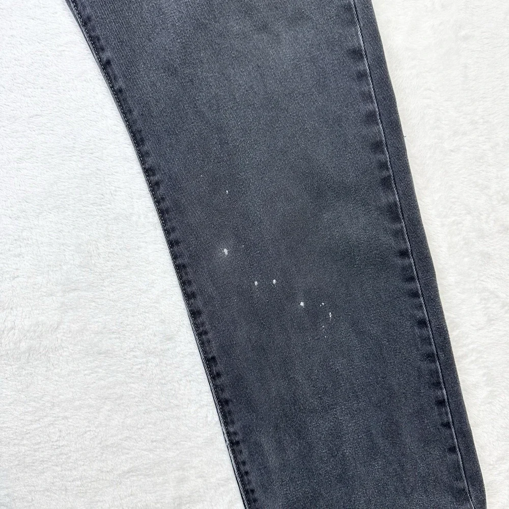 Levis 501 Jeans Mens 38x32 Black Gray‎ Fade Original Fit Measures 36x30 Mexico